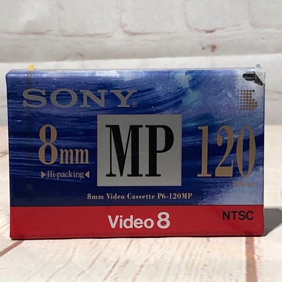 New Sony 8mm MP 120 8mm Video P6-120mp NTSC Cassette Sealed NIP - Picture 1 of 6
